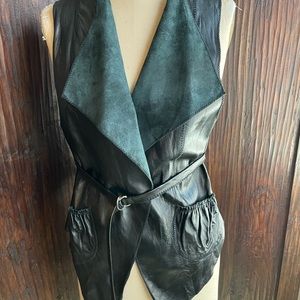 Black Lamp Napa Leather Vest